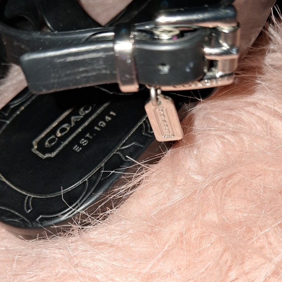 Coach Black Women's Sandals - Picture 4 of 7